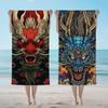 Towel Textile Bathrobe Beach Quick-Drying Lightweight Portable Cool Camping Cartoon Dragon Swim Pool Travel