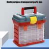 72 Grid Adjustable Tool Box Storage Plastic Storage Box 4 Layer Tool Parts Box Multifunction Storage Organizer