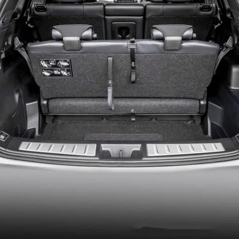 For Mitsubishi Outlander  23 2024 Stainless Steel Rear Bumper Guard Plate Cover tailgate Trunk Inner Guard Protector cover