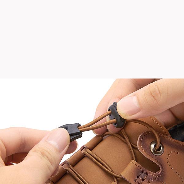 Pánské boty z hovězí kůže Prodyšné Protiskluzové Odolné proti opotřebení Řidičské boty Vysoce kvalitní Ručně šité Trendy Univerzální Sportovní boty na pedály