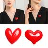 Cartoon Heart Shape Lapel Pins Red Heart Shape Brooch Pins Jewelry Decoration Valentine's Day Enamel Pins for Scarf Coat