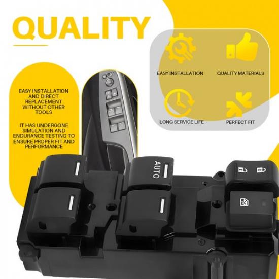 Fit Honda CRV 2011 2012 2013 Front Left Electric Master Window Control Switch EV