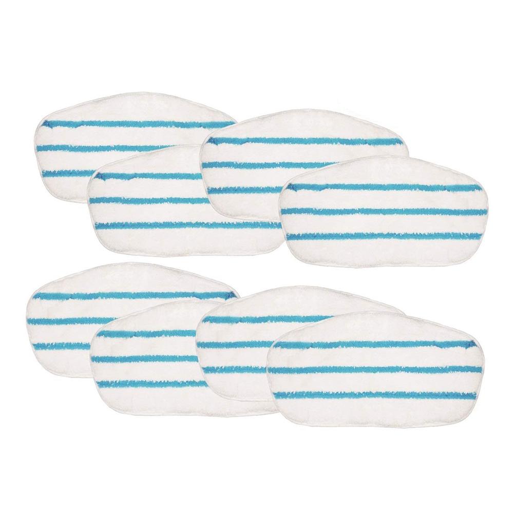 Replacement Steam Mop Pads, Compatible for PurSteam PureSteam ThermaPro 211 10-In-1 Steam Mop Cleaner 8-Pack