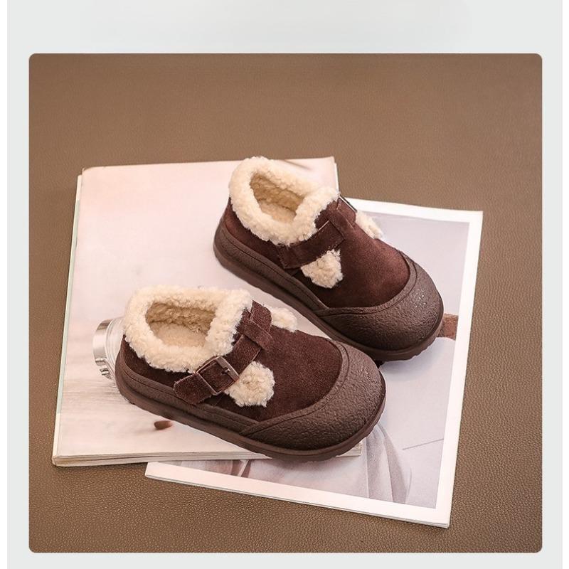 Girls' Cotton Shoes, New Children's Snow Boots with Added Insulation, Baby-friendly Warmth Preservation