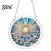 Garden Decorative Suncatcher Acrylic Puzzle Suncatcher Stained Glass Style Window Hanging Sun Catcher Panel DIY Colorful Art Jigsaw for Home Decor