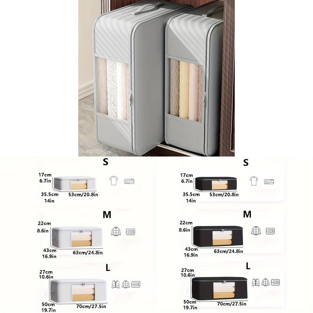 Cubeshaped Nonwoven Fabric Luggage Organization Bags For Bedroom Storage And Travel Packing