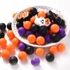 40Pcs Halloween Baby Silicone Beads Round Teether Teething Ball Beads Set Food Grade for Necklace Pacifier Chain Toys Material