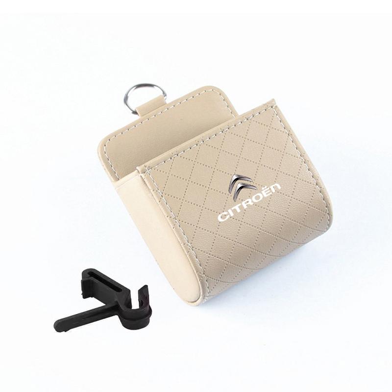 Citroen-wwwn-Car Phone Holder Air Vent Hanging Mini Storage Box For Citroen Celysee C6 C3 C5 C1 Aircross Picasso Cactus Berlingo Saxo Grand anm123