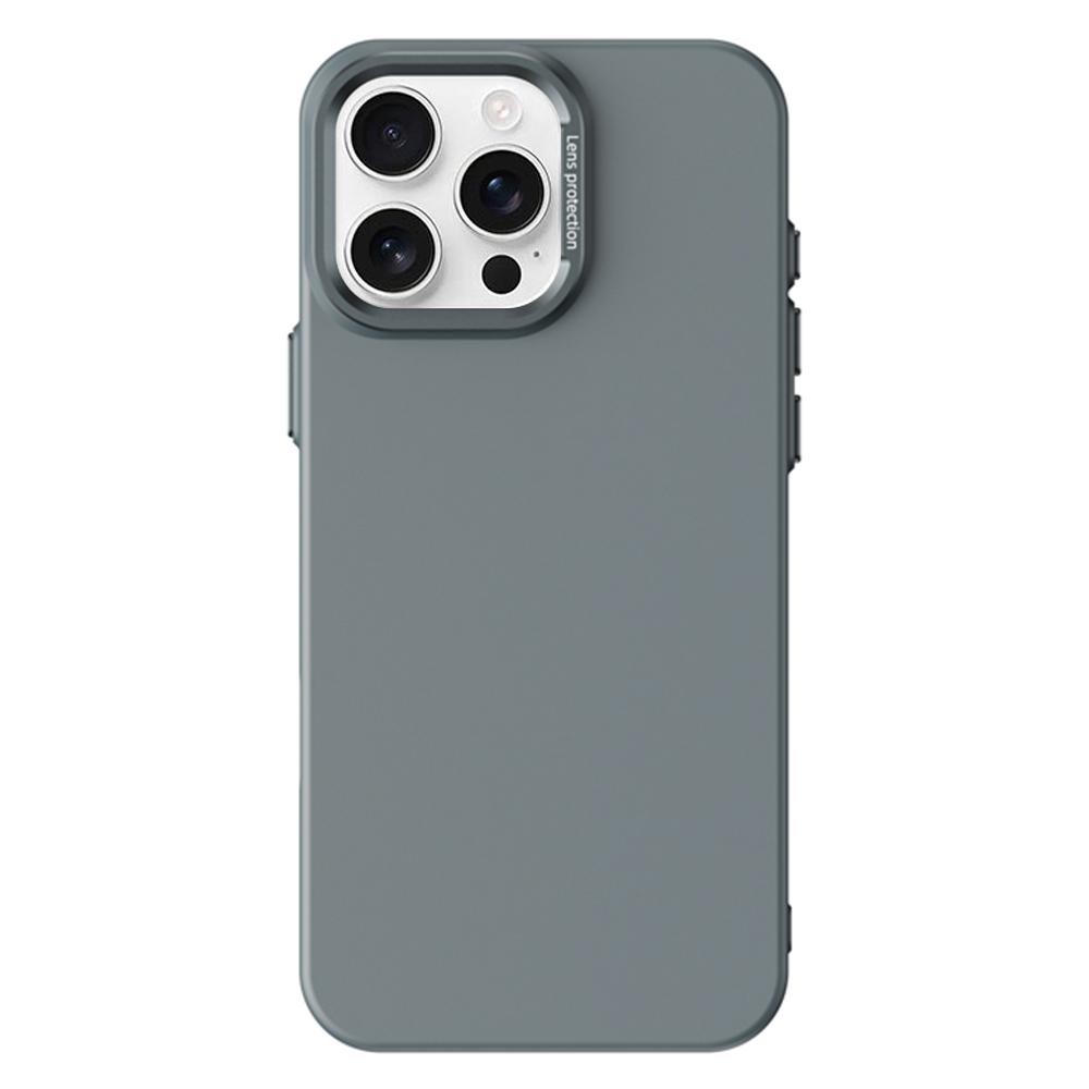 For iPhone 16 Pro Magnetic Case Plant-based Fiber + PC Phone Cover with Metal Lens Frame