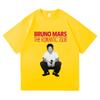 Bruno Mars The Romantic Tour 2026 Maglietta Moda Uomo Estetica Oversize Larga T-shirt Vintage 100% Cotone Top Magliette Grafiche