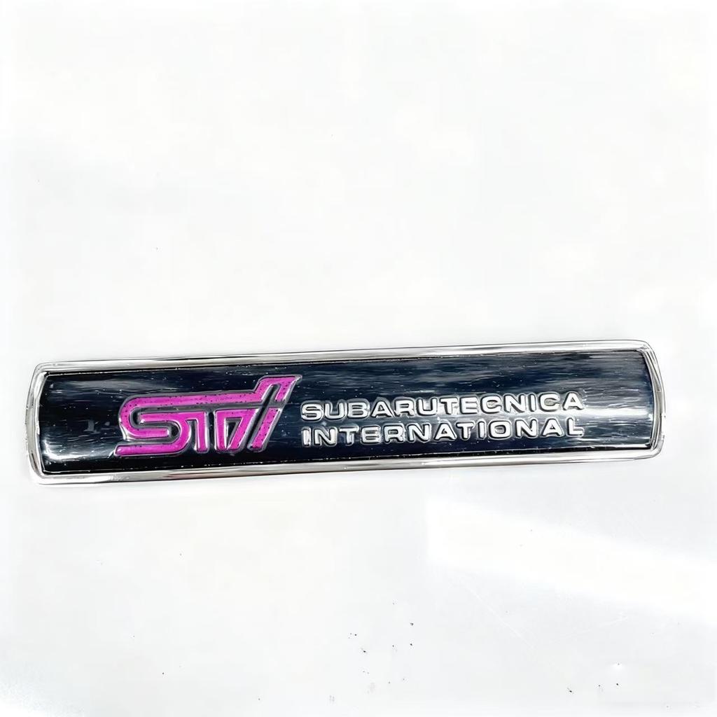 Car Metal sticker badge Accessory For Subaru STI Forester Impreza Legacy Outback XV BRZ WRX Tribeca Y10