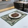 12 x 18 Inch Cotton Linen Washable Non-Slip Table Mats Stain Resistant Home Kitchen Cafe Party Decor Placemats