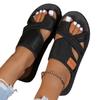 summer new large size women's flat-bottomed toe sandals European and American style breathable beach sandals