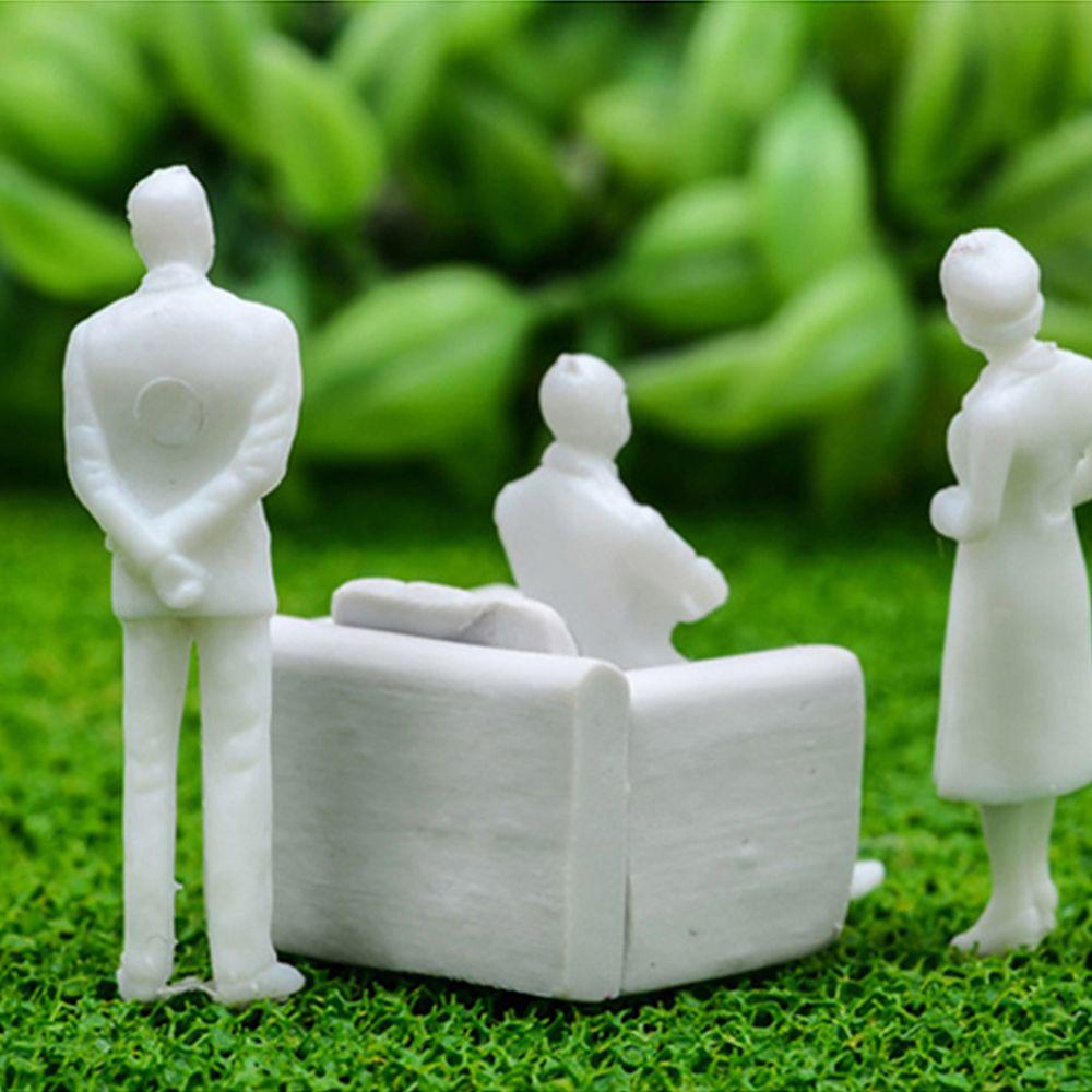 Human Scale Hnadmade White Miniature Figures Architectural Models People Figures Scale Model