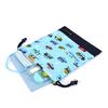 COLORFUL CANDY STYLE Drawstring Bag Medium Gussetless Lunch Bag Name Water Repellent No Iron Full Throttle Working Vehicle Set of 2 Boys Cool Kids