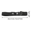 Adjustable elastic invisible waist belt, unisex canvas stretch waist belt for loose-fitting pant, buckle-less elastic waist belt