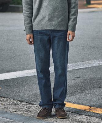 STCO Diems Chain Twill Setup Pants Navy (Straight Fit)_Ddmxz06Esn