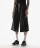 Paensyo 6:19 Cross Geometry 3/4 Sweat Pants - Pigment Black