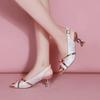 Women Cool Comfort Spring High Quality Peep Toe High Heel Sandals Lady Casual Summer Buckle Strap High Heel Shoes Zapatos Ga690