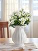 5 Bundles Artificial Sunset Mums with Stems Artificial Outdoor Sunset Mums Flowers for Table Window Wedding Indoor Outside Decor