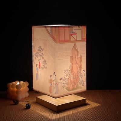 New Chinese Retro Night Lamp, Bedroom Study, Calligraphy Lamp, Antique Antique Bedside Lamp, Chinese Style Custom Small Table La