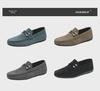 Herren-Schlupfschuhe aus Leder mit weicher Sohle, Frühjahr 2024