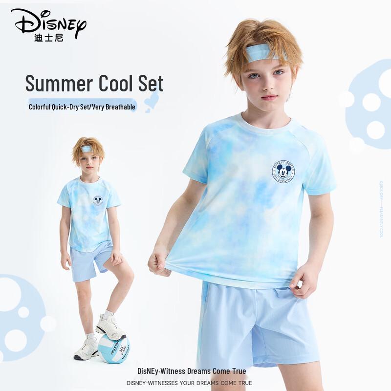 Disney Kids' 2025 Summer Breathable Quick-Dry Sportswear Set