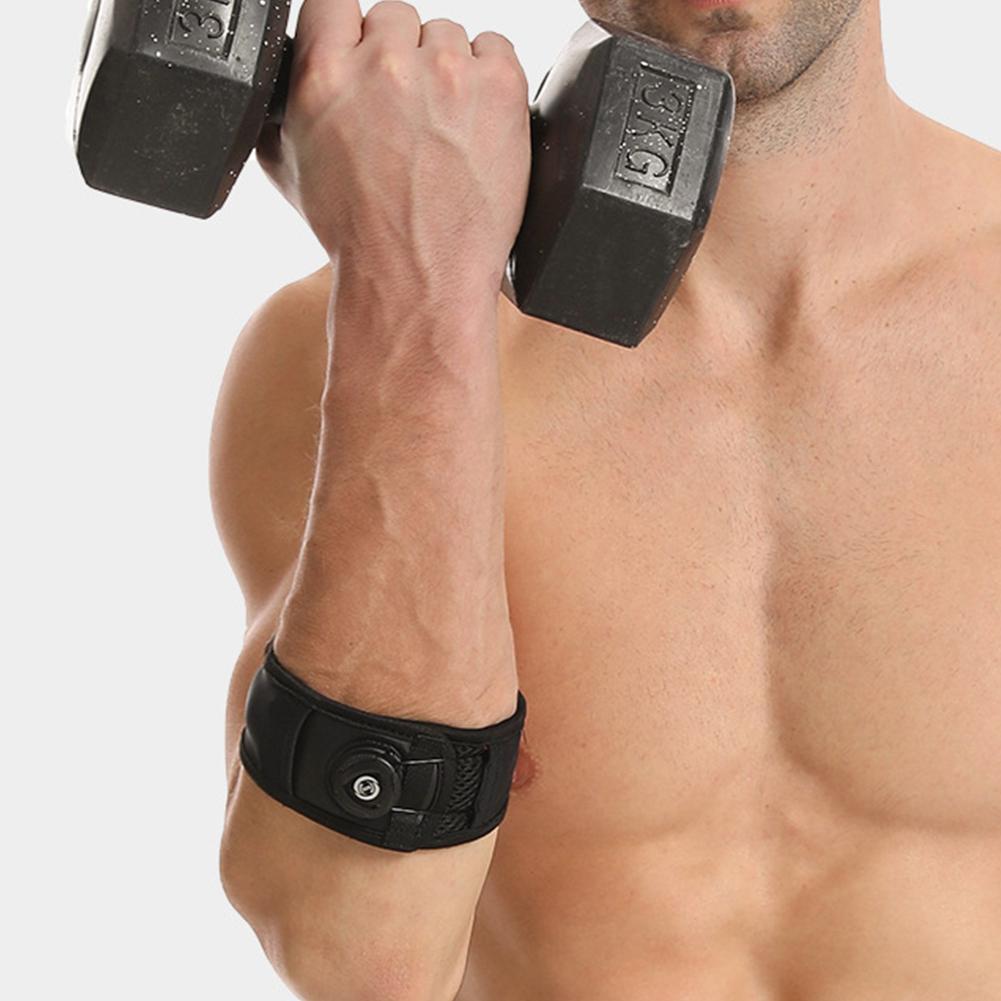Adjustable Elbow Support Brace Guard Pads Tennis Badminton Golf Elbow Strap Non Slip Elbow Protector for Daily Wear Gym Sports