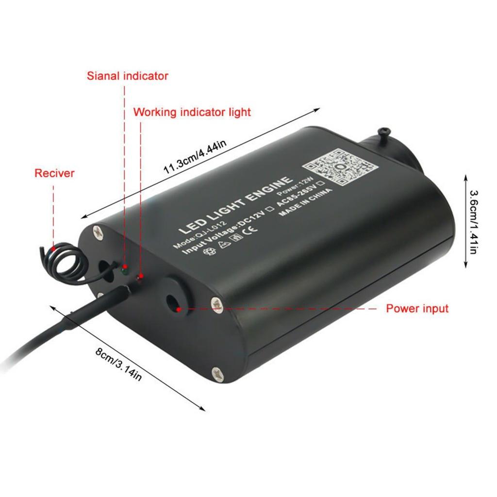 150-450 Fiber Optic Light Ceiling Starry Sky Interior Decoration RGBW LED