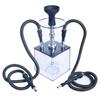 Acrylic Double Tube Hookah with Light - Arabic Shisha 