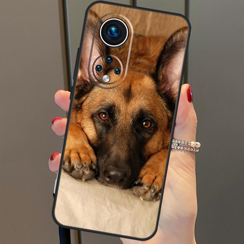 

Чехол с немецкой овчаркой для Honor 50 Lite, чехол для Huawei P20 P30 P40 Pro Nova 9 5T P Smart 2021 8X 9X 10i Huawei P50 Pro