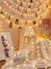Colorful Solar Waterproof Lights for Outdoor Decoration - Camping, Picnic, Garden, Balcony, Courtyard, and Hanging Tree Atmosphere.