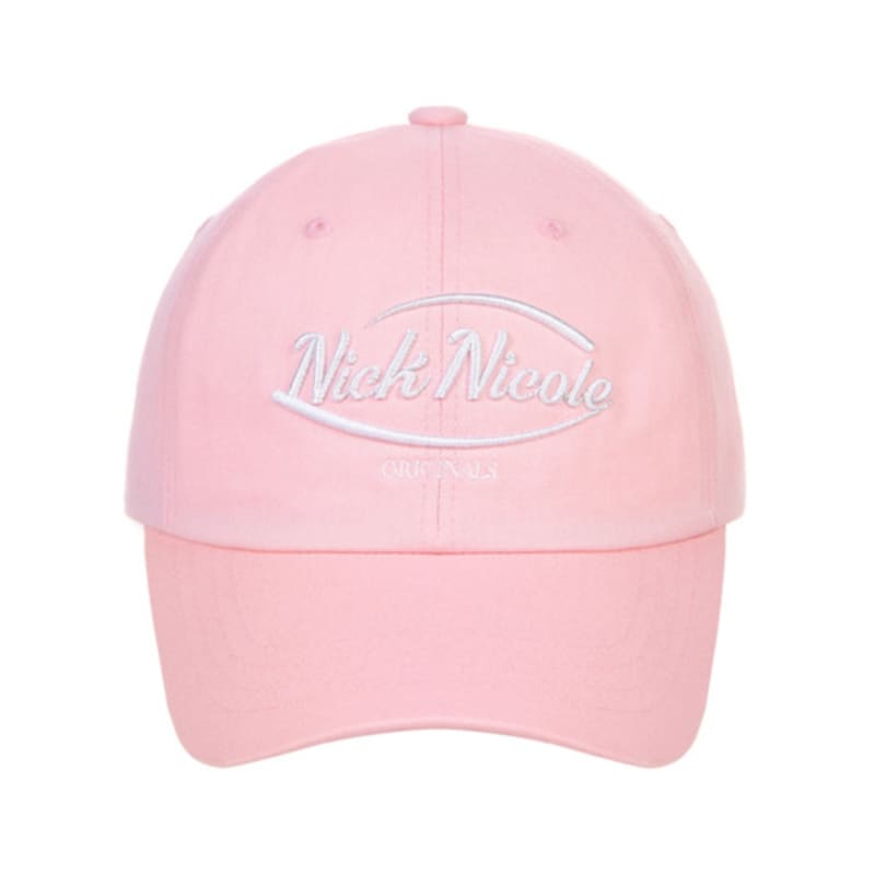 

NICK&NICOLE NICOLE ORIGINALS LOGO BALL cap_pink FREE