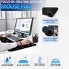 Computer Mousepad AntiSkid Rubber Backing Easy Clean Fabric Top Workspaces Protections Desk Mouse Pad Accessories