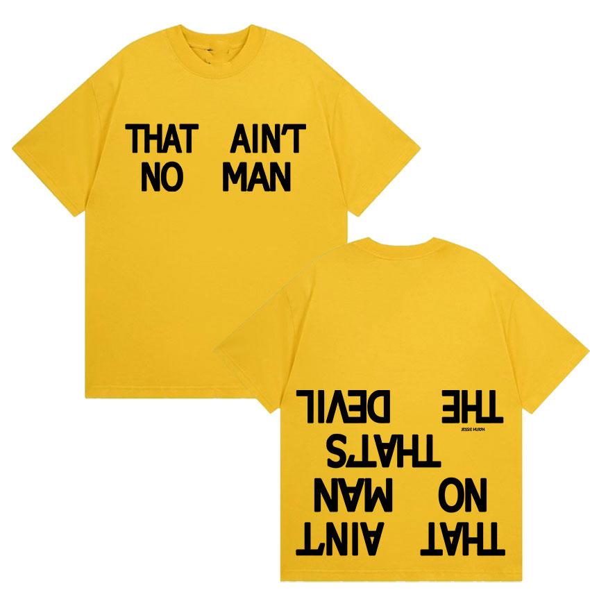 Jessie Murph That Ain't No Man Album Letter Print T Shirts Men Women Casual Fashion Cozy Cotton Short Sleeve T-shirt Summer Tops