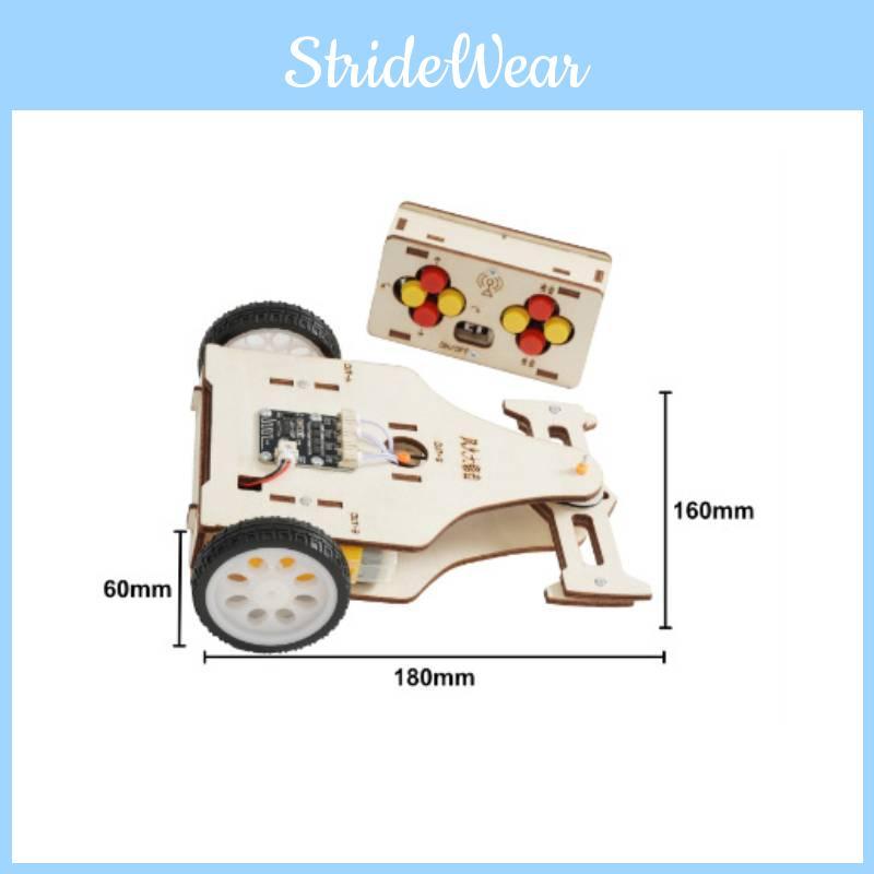 Hölzernes ferngesteuertes zusammengebautes Kampffahrzeug mit rotierendem Sägezahn-Set Spielzeug