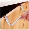 Stainless Steel Towel Rack Over Door Bar Storage Organizer Bathroom Kitchen Cabinet Door Hanging Towel Rack