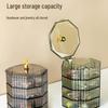 Luxury Rotating Multi-Layer Jewelry Box for Necklaces, Earrings, and Gold Pieces - Elegant Design, Large Capacity