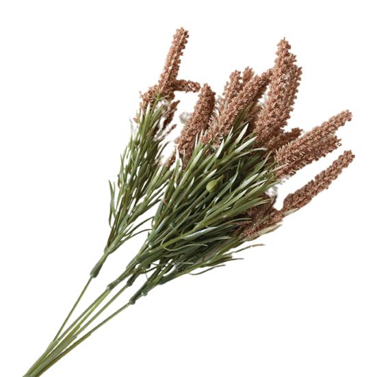 1 Branch Fake Flower Long Lifespan Minimalist Eco-friendly Pretty DIY Artistic Simulation Grass Home Decor