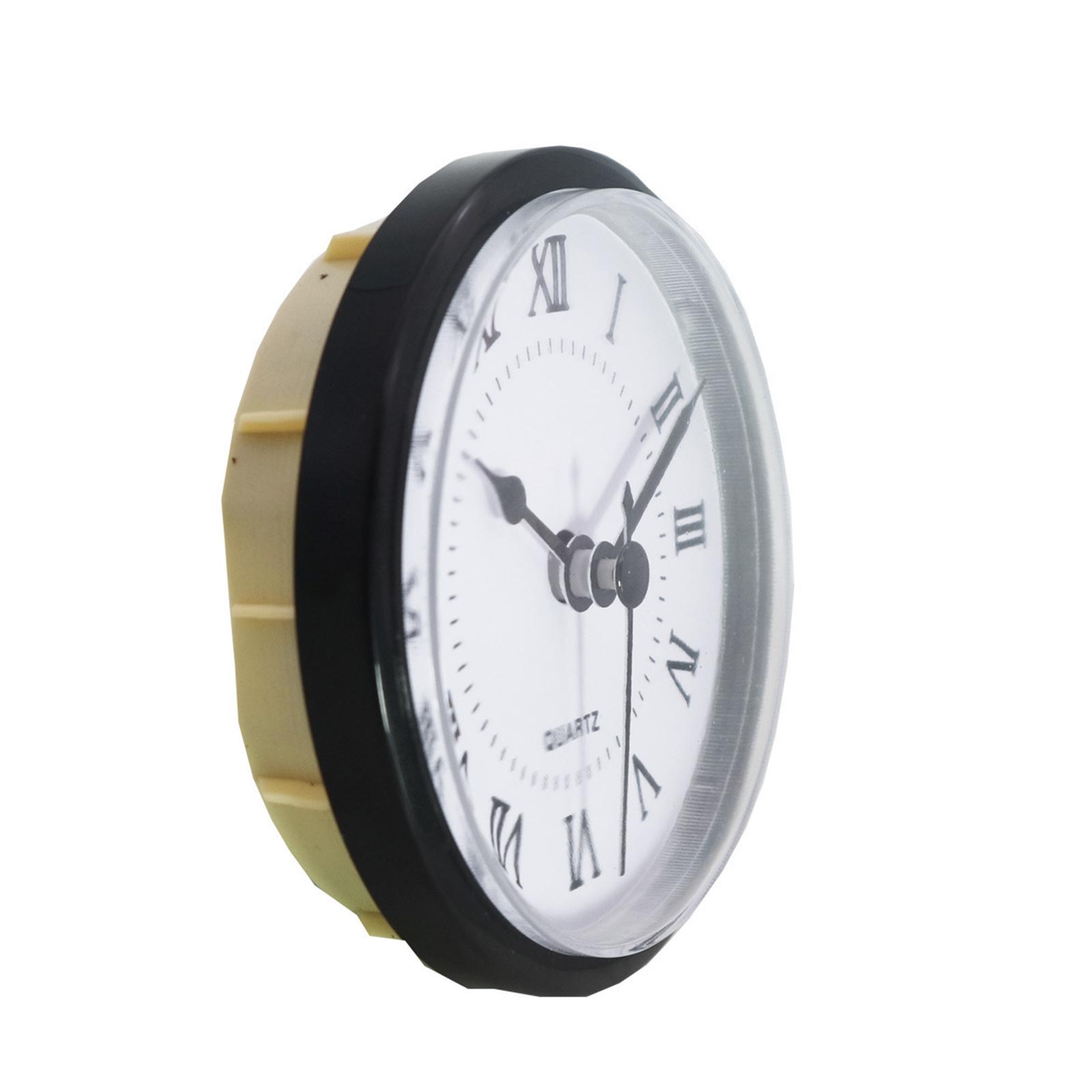 

Clock Insert Decorative Battery Operated Easy to Read Ornaments Silent Decor for Home Living Room Bedroom Kitchen Farmhouse