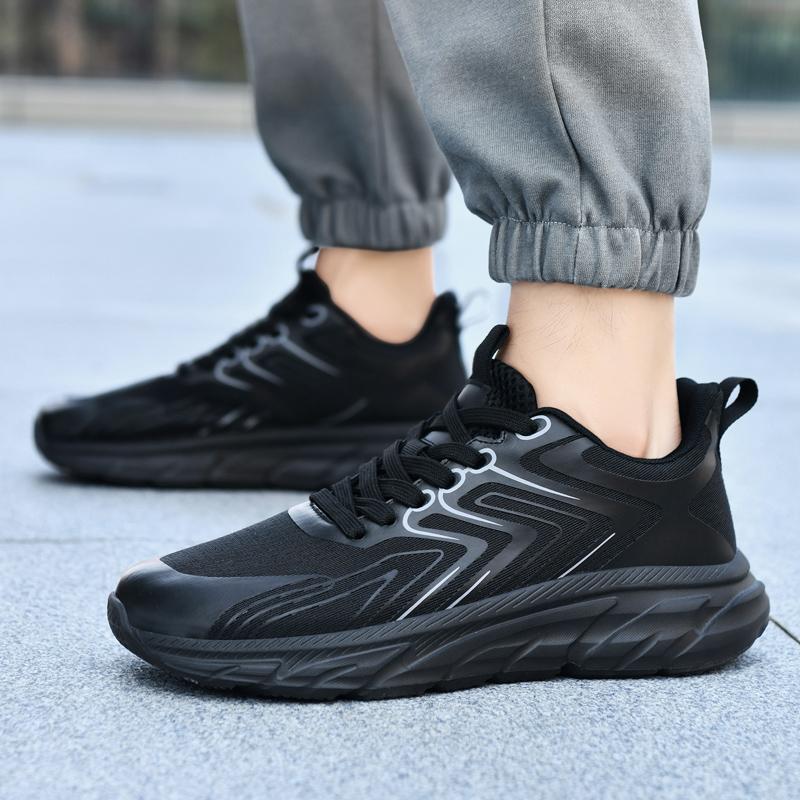 Mens Running Shoes Luxury Shoes  Outdoor Sneakers Cushioning Breathable Mesh Off Road Trainer Shoes Race Non Slip Fashion