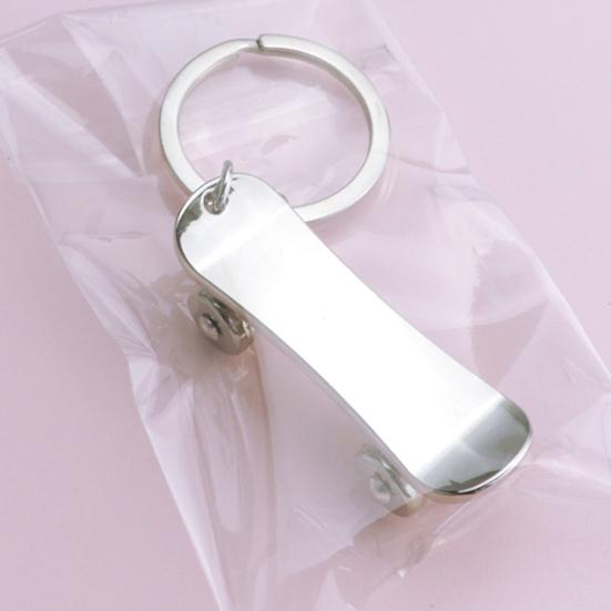 Skateboard Keychain Pendant Fingertip Decompression Keychain Portable Cool Skateboard Keychain for Skateboard Lovers