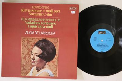LP Record ALICIA DE LARROCHA - Grieg Nocturne, Op. 54, No. 4 / Son 642253 DECCA Germany Classical Used