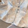 2025 Spring and Summer Versatile Vest Embroidery Spring and Summer Vest Buckle New Large Size Top Women