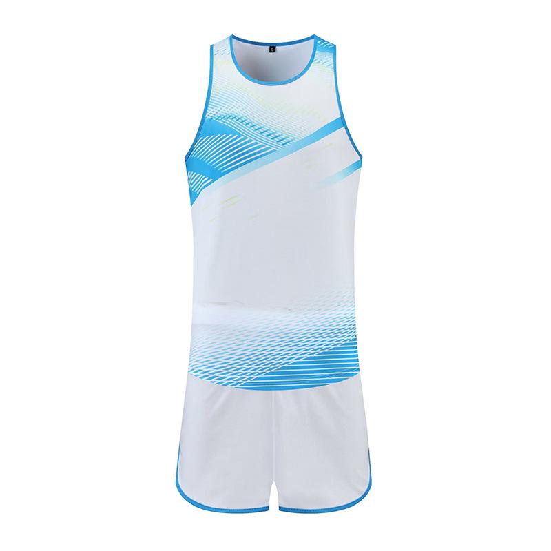 Unisex Quick-Dry Sweat-Wicking Track and Field Training Uniform Set