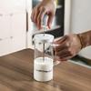 550ml Coffee French Press Pot Household Glass Hand-pour Filter Pot Press Milk Frother Kitchen Coffee Filter Accessories