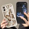 Butterfly Print Case For iPhone 17 Pro Max Case iPhone 16 15 14 13 Pro Max 11 17e 16e Shockproof Bumper Soft Silicone Phone Cover Cases