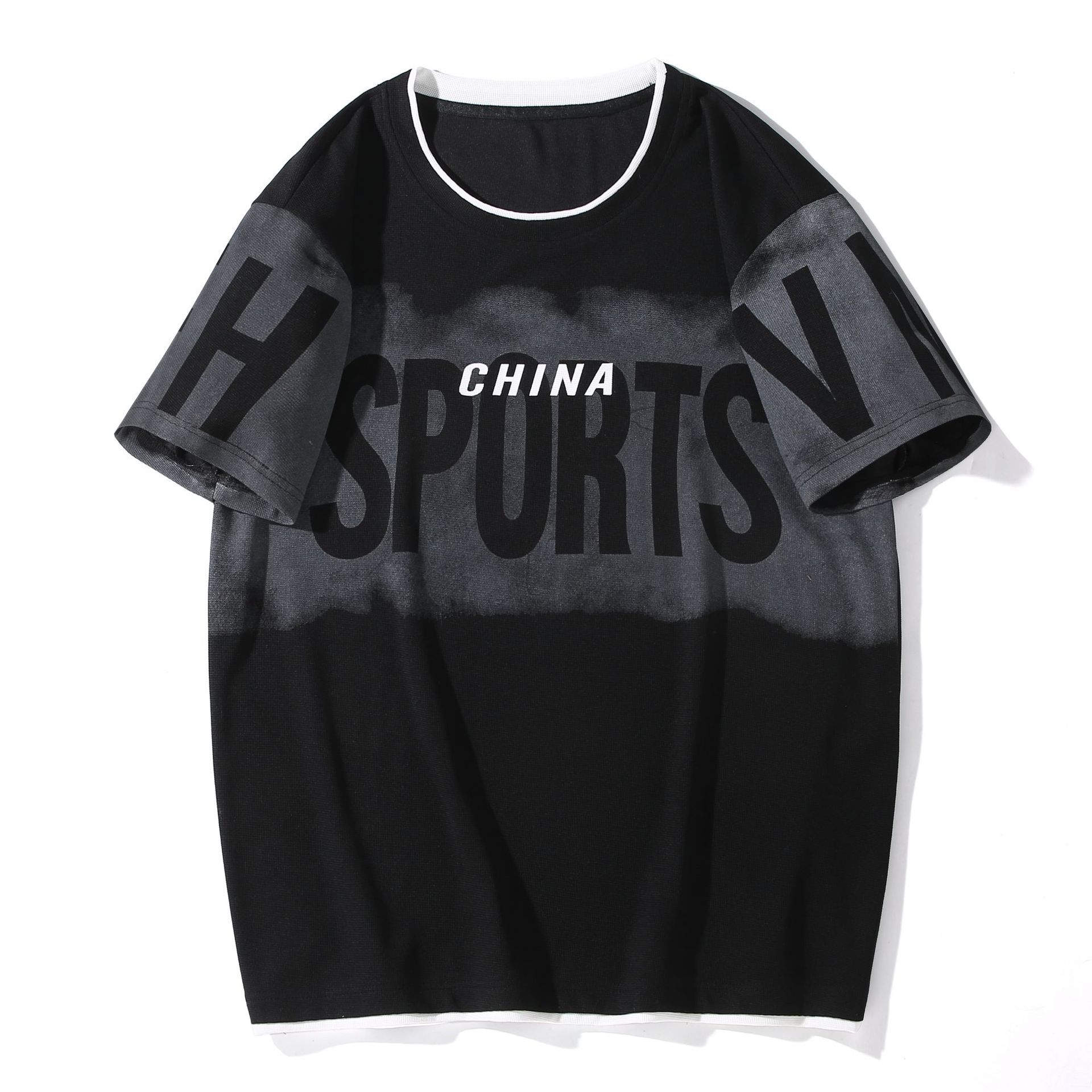 

Мужская летняя спортивная рубашка больших размеров для высоких женщин свободного покроя для пляжа, молодежная 5XL-11XL 11XL чёрный