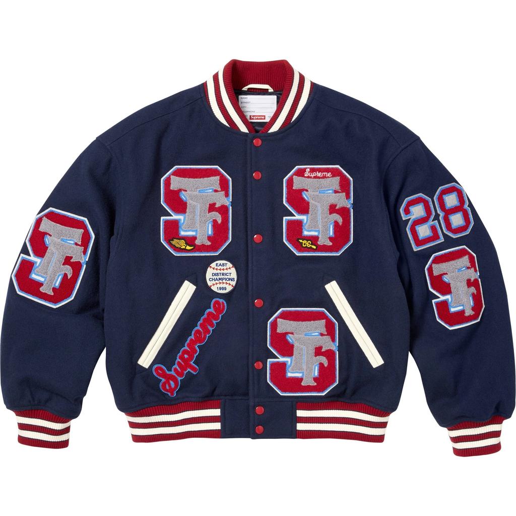 Supreme Drill Team Varsity Jacket Jackets & Coats Unisex SUP-FW25-072