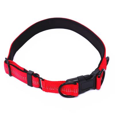 Neues reflektierendes Haustierhalsband nicht-haarig bequemes Nylon-Hundehalsband Hundehalsband Haustierbedarf